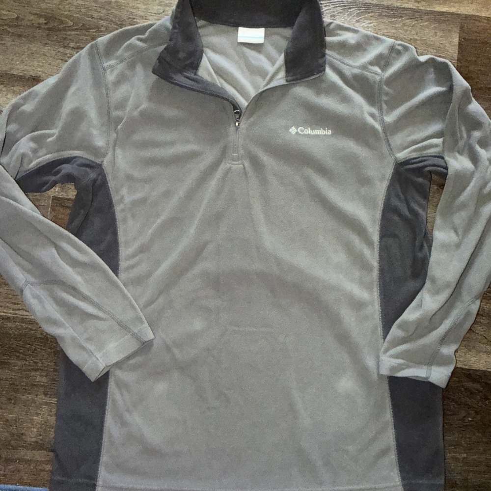 Columbia 3/4 Quarter Zip Fleece Pullover, Size Medium